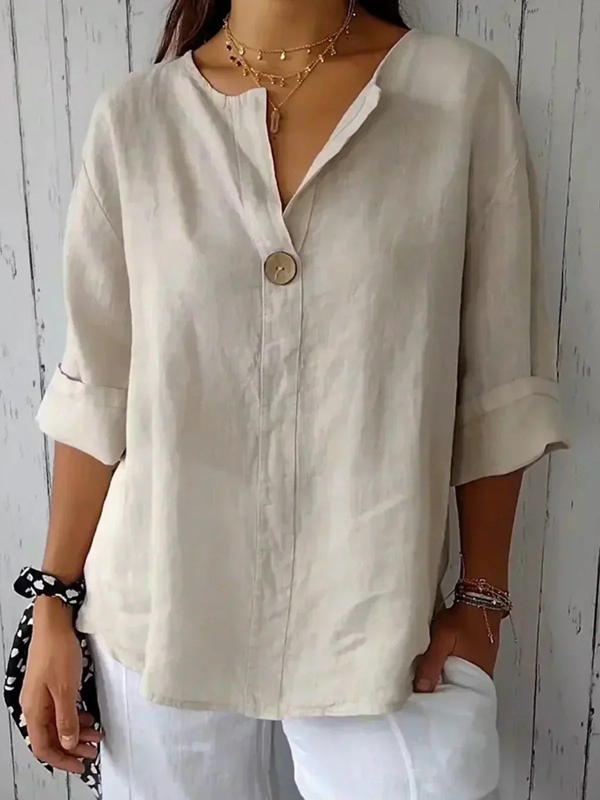 Carys™ | Casual V-neck Blouse