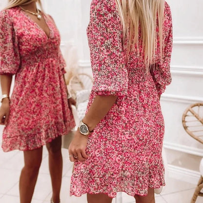 Sabine™ - Elegant Floral Dress